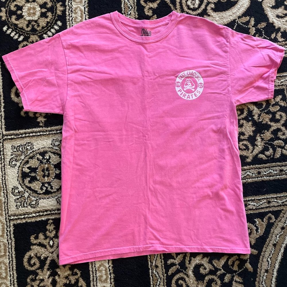 Pink ECU Pirates 1907 Shirt, Size Large